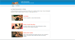 Desktop Screenshot of lottafemminile.com